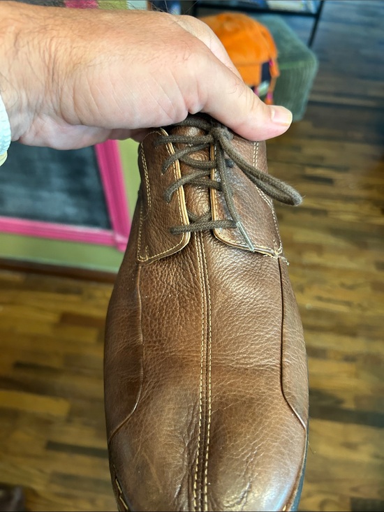 Johnston & Murphy Men\'s Chocolate Brown Leather Lace-Up Oxfords main image 4